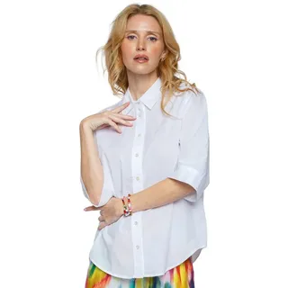 Emily Van Den Bergh Schlupfbluse Damenbluse 8039-155539 weiß 38