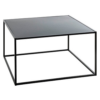 HAKU Möbel Beistelltisch Metall schwarz 70,0 x 70,0 x 40,0 cm