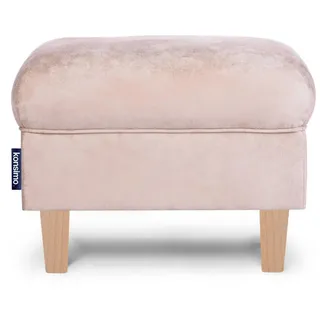 Konsimo Hocker Miles 55 x 42 x 40 cm Beige