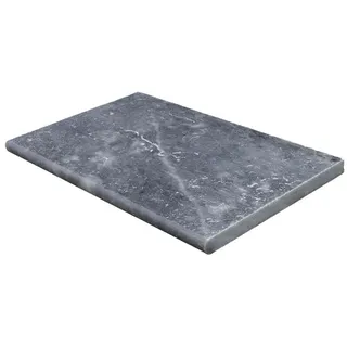 WOHNRAUSCH Beckenrandsteine »Pandora Blue«, LxBxH: 61 x 40,6 x 3 cm, Kalkstein, grau/blau, Rundstab