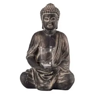Desconocido Buddha Teelichthalter groß