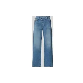Jeans mit 5-Pocket-Design, Blau, 27