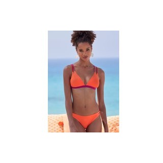 S.OLIVER Triangel-Bikini-Top Damen orange-berry Gr.38 Cup C/D
