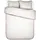 white 200 x 200 cm + 2 x 80 x 80 cm