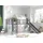 Spielbett Pino 90 x 200 cm Kiefer lackiert grau rosa
