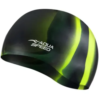 Aqua Speed Badekappe Batik Silikon Badehaube Flexibel & langlebig Erwachsene & Kinder, Chlorresistent & dehnbar – Für Pool, Wassersport & Sauna bunt