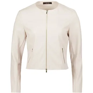 Vera Mont Blazer-Jacke mit Reißverschluss in beige - Gr.: 40
