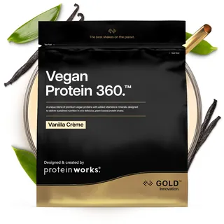 The Protein Works Vegan Protein Vanillecreme Pulver 1000 g
