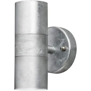 Konstsmide Außenwandleuchte Stahl 17 cm inkl. 2x GU10 max. 35W grau