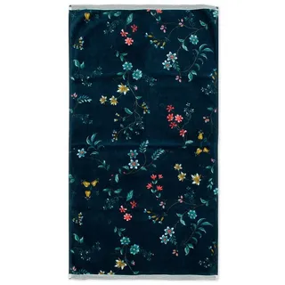 Pip Studio Les Fleurs Handtuch 55 x 100 cm blau 