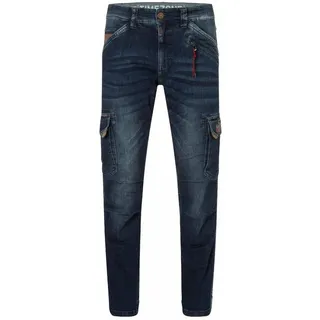 TIMEZONE Slim-fit-Jeans Cargo-Jeans mit praktischen Taschen Regular RogerTZ blau 38W / 32L