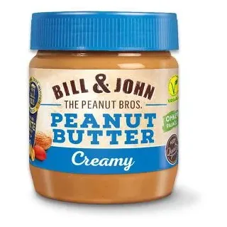 Bill & John CREAMY Erdnussbutter, 350,0 g