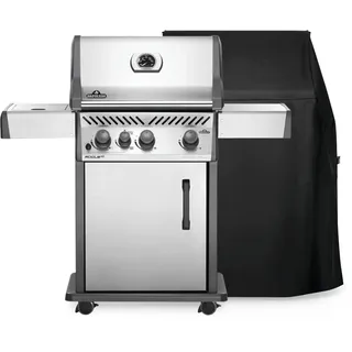 Napoleon Gasgrill Rouge XT425, Infrarot-Seitenbrenner, Edelstahlgrill inkl Abdeckung, Standgrill