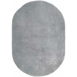 vidaXL NAVARRA Hochflorteppich 300 x 200 cm Silbergrau