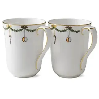 Royal Copenhagen Star Fluted Tasse 360 ml 2 Stück