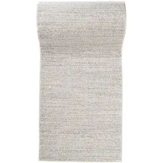 Mazovia Teppich Läufer Flur - Modern Teppichläufer - Kurzflor Flurläufer für Vorzimmer, Schlafzimmer, Küche - ÖKO-TEX Zertifiziert - Meterware - Grau - 80 x 400 cm