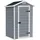 Gerätehaus 4 x 3 1,28 x 0,94 m grau/weiß