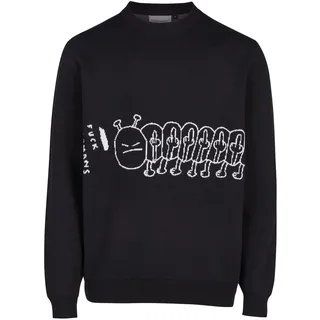 Cleptomanicx Feinstrickpullover FUHUMANS schwarz XL