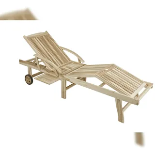 deluke LEON Sonnenliege 200 x 70 x 30 cm Braun