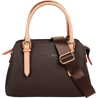 Bugatti Ella Henkeltasche Polyurethan Dunkelbraun