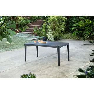 Allibert Gartentisch Girona für 4–6 Personen - leicht, robust & wetterfest Final SALE grau