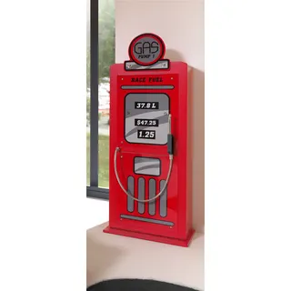 Vipack Kleiderschrank Tankstelle rot