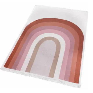 Räuberella Regenbogen Kinderteppich 170 x 120 cm Bunt