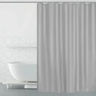 luxuskollektion Duschvorhang 180 x 200 cm grau