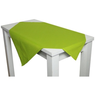 beties Mitteldecke Farbenspiel (1-tlg), Tischdecke ca. 80x80 cm fröhliche Uni-Farben - Das Leben wird bunt grün