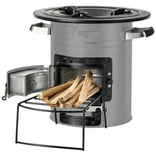 BBQ-Toro Feuerstelle Raketenofen RAKETE #2, grau, Rocket Stove für Dutch Oven, (1-St) grau