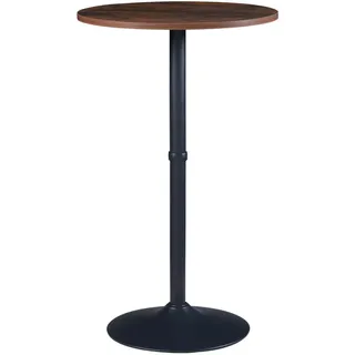 [en.casa] Bartisch Vantaa 100x60 cm Walnuss