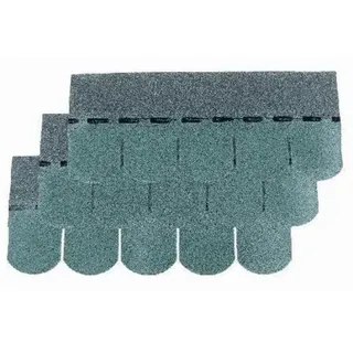 Easy Dachschindeln 80 x 33,6 cm Grün