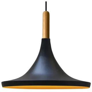 Bamyum Genisy 1-flg. 31 cm rund schwarz Holz Metall