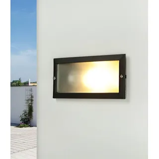 Licht-Erlebnisse Einbauleuchte Außen Aluminium H:23 cm E27 max. 18W 1 Stück Anthrazit