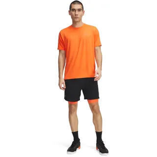 Under Armour Vanish Woven 2in1 Trainingsshorts Herren 003 black/fire/pitch gray S