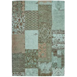 Kayoom Nissa Kurzflorteppich 80 x 150 cm Türkis