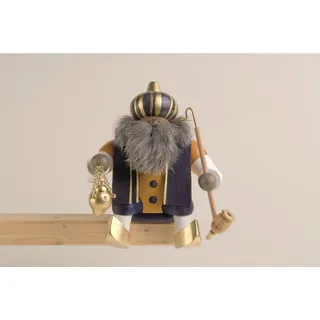 KWO Räuchermann Kantenhocker Melchior 18 cm mehrfarbig