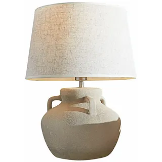 Mirabeau Tischleuchte Tischlampe Parya creme beige