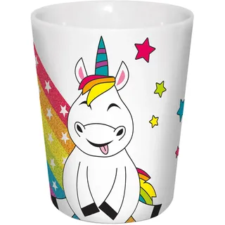 GEDALABELS 15915 Einhorn Tasse 300 ml | Porzellanbecher | Porzellan | bunt | GEDA | GEDA Labels | kaffeebecher | Tee | Geschenk |