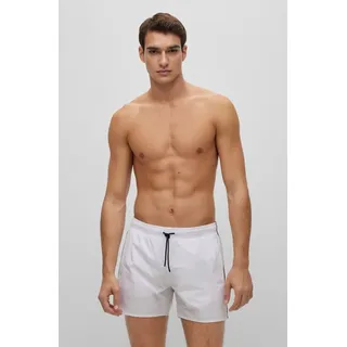 BOSS Badeshorts Iconic mit Gesäßtasche weiß XXL