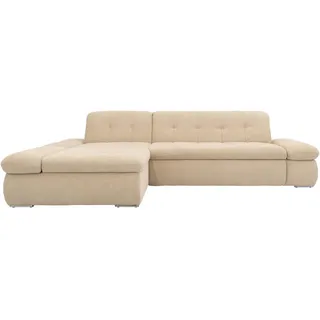 Mid.you Ecksofa, Beige, Metall, Uni, 3-Sitzer, L-Form, 300x172 cm, Made in EU, FSC Mix, Wohnzimmer, Sofas & Couches, Wohnlandschaften, Ecksofas