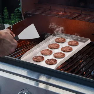 Hi Plancha Grillplatte aus Edelstahl, 40x30x3cm
