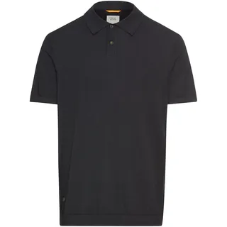 camel active Herren Leichtes Strick-Polo aus Reiner Baumwolle - M