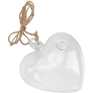 Sosoport Liebe Vase wohnzimmerdeko Heart vase Dekorative Glaswaren Wasserzucht Vase vases Gartenschlauch groß hochzeitsdeko hängende Pflanzendekoration hydroponische Hängevase Hanfseil