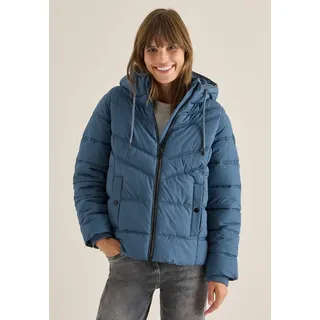 Cecil Steppjacke mit Kapuze moonstone blue XXL