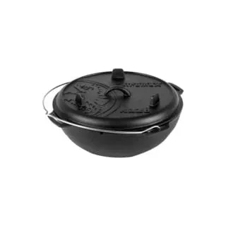 Gusseisener Topf Kazan 8 Liter - schwarz, Ø 36cm