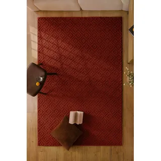 WECON HOME Castello TWO Kurzflorteppich 160 x 230 cm Rot