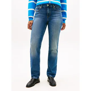 Tommy Hilfiger Damen Jeans Hose Glow Classic Straight Mid Rise, Blau (Glow), 30W/32L - 30W / 32L