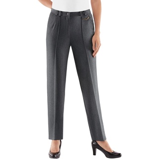 Webhose CLASSIC Gr. 54, Normalgrößen, grau (dunkelgrau, meliert) Damen Hosen Stoffhosen