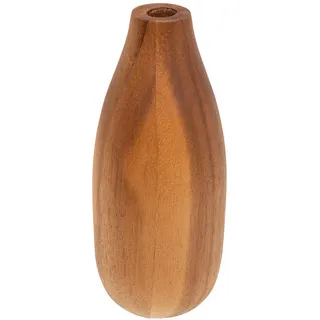 Atmosphera Createur d ́interieur Vase, Braun, Holz, 18 cm, Dekoration, Vasen, Bodenvasen